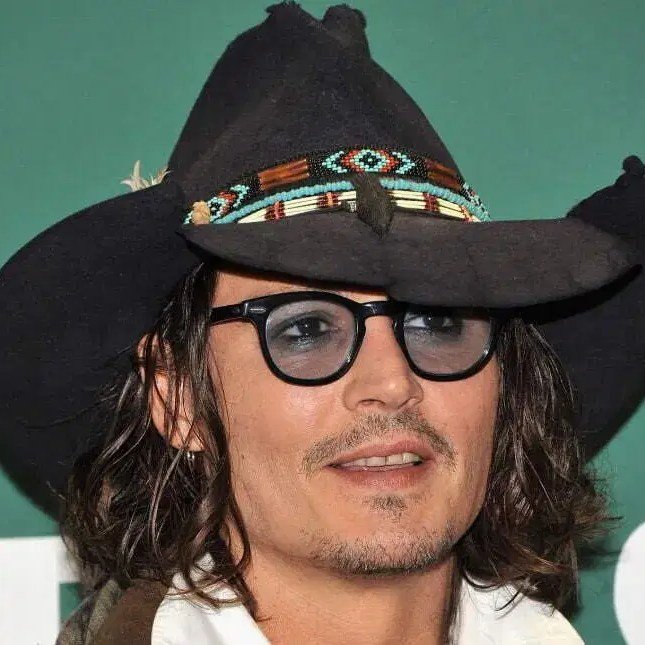 Example of stained and worn teeth similar to Johnny Depp before treatment